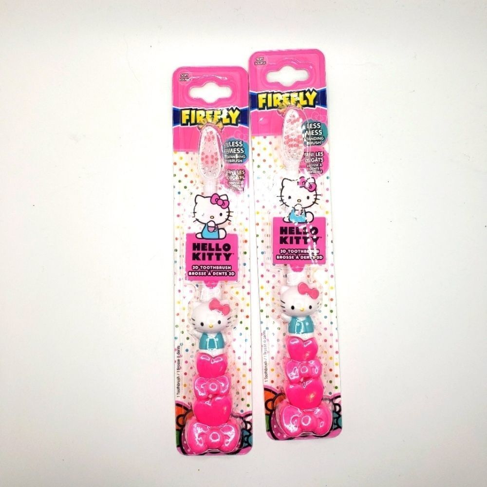 Hello Kitty standing toothbrush 2 pack